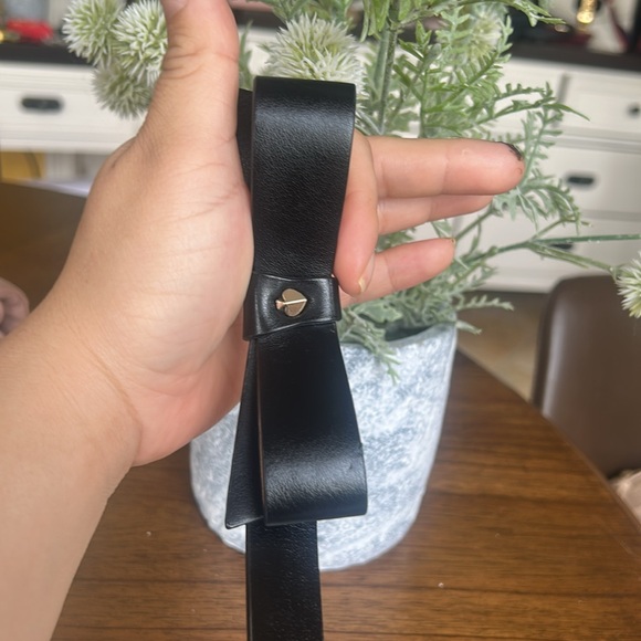 Kate Spade Black Bow Belt - Picture 2 of 8